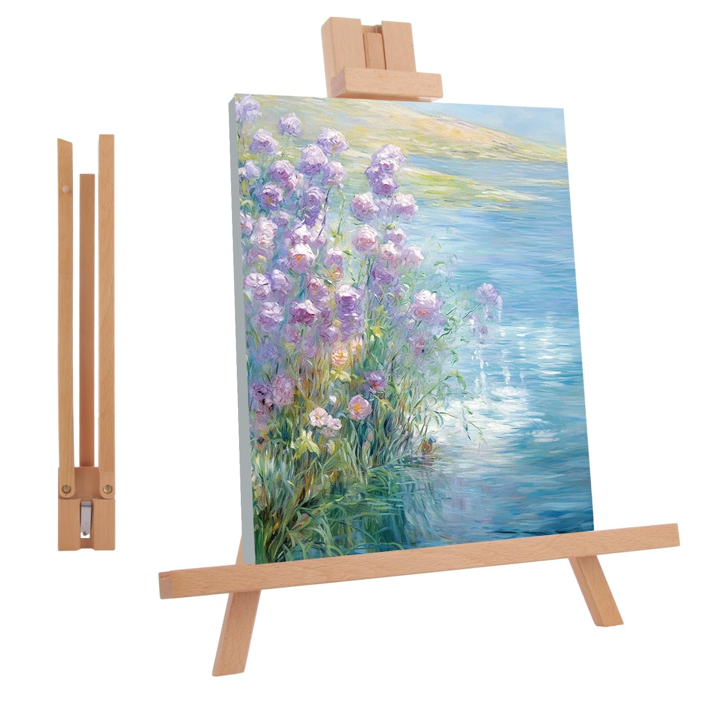 ASelected Easels Wooden 80cm Adjustable Tabletop Art Display A Frame Easel Adjustable Canvas Large Easel Stand Easel Stand for Painting