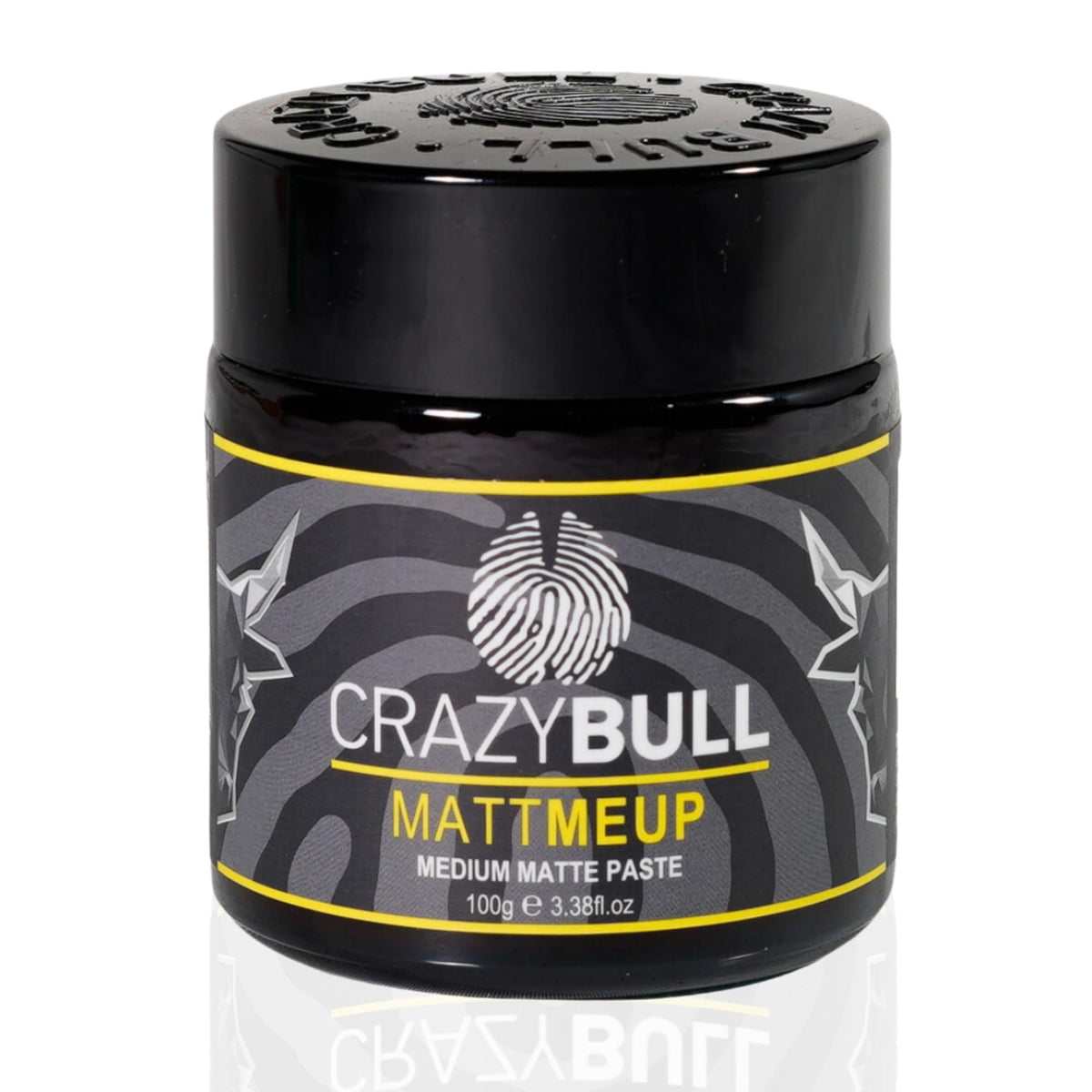 Crazy Bull Hair Paste MattMeUp - Natural Matte Finish with Medium Hold - Hair Styling, Texturising, Volumising, & Defining Product for Men & Women -