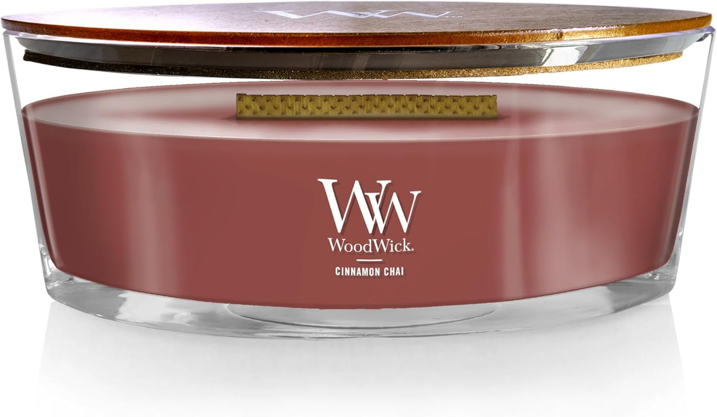 WoodWick Scented Candle, Used- very good, has been lite, a small amount missing, lots left, no original packaging