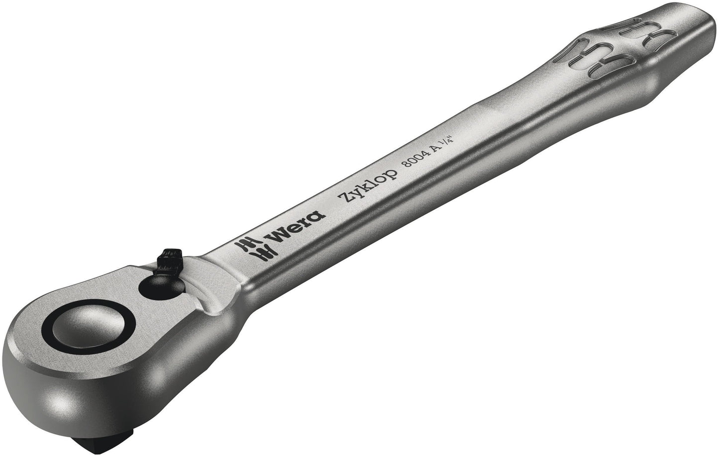 Wera 05004004001 8004 A Zyklop Metal Ratchet with switch lever and 1/4" drive