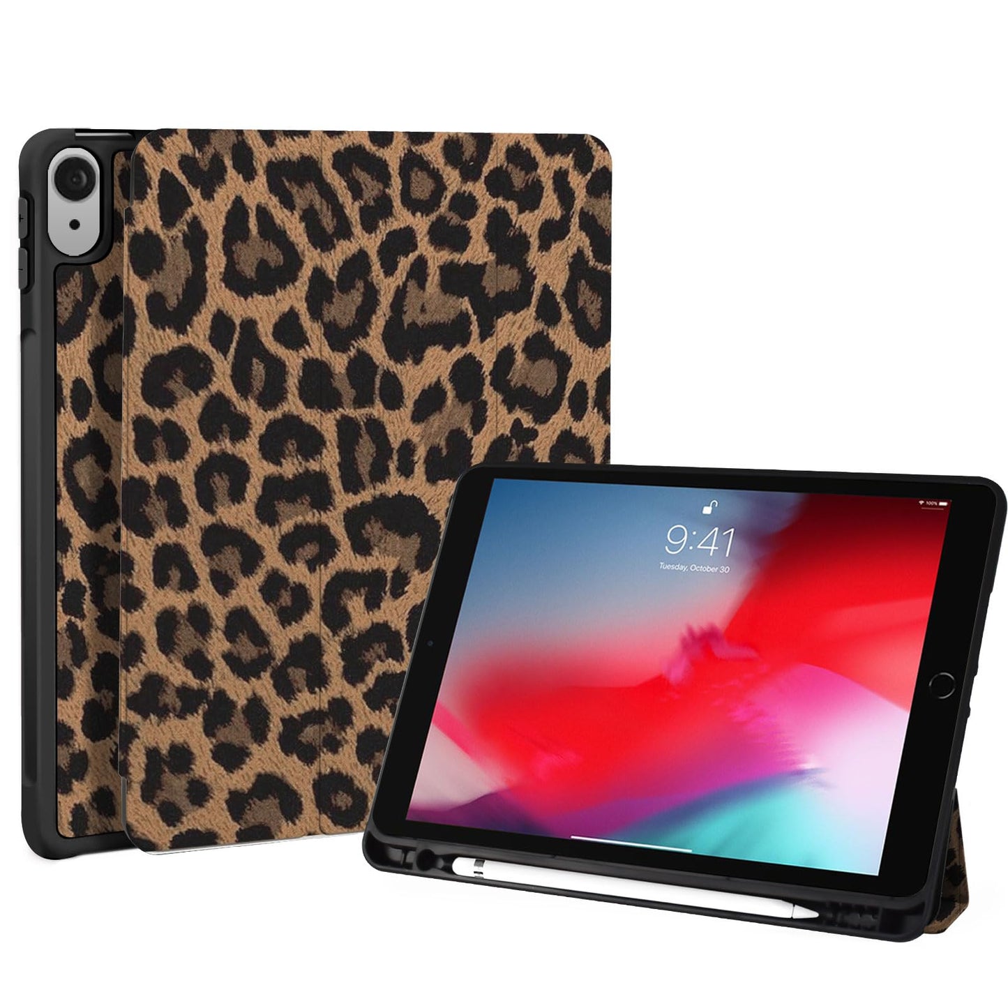 Fycyko Compatible with iPad (A16) 11th Generation 11 Inch 2025 Case, Slim Stand Cover for iPad 10th 10.9 Inch 2022 with Pencil Holder & Tip Cover,