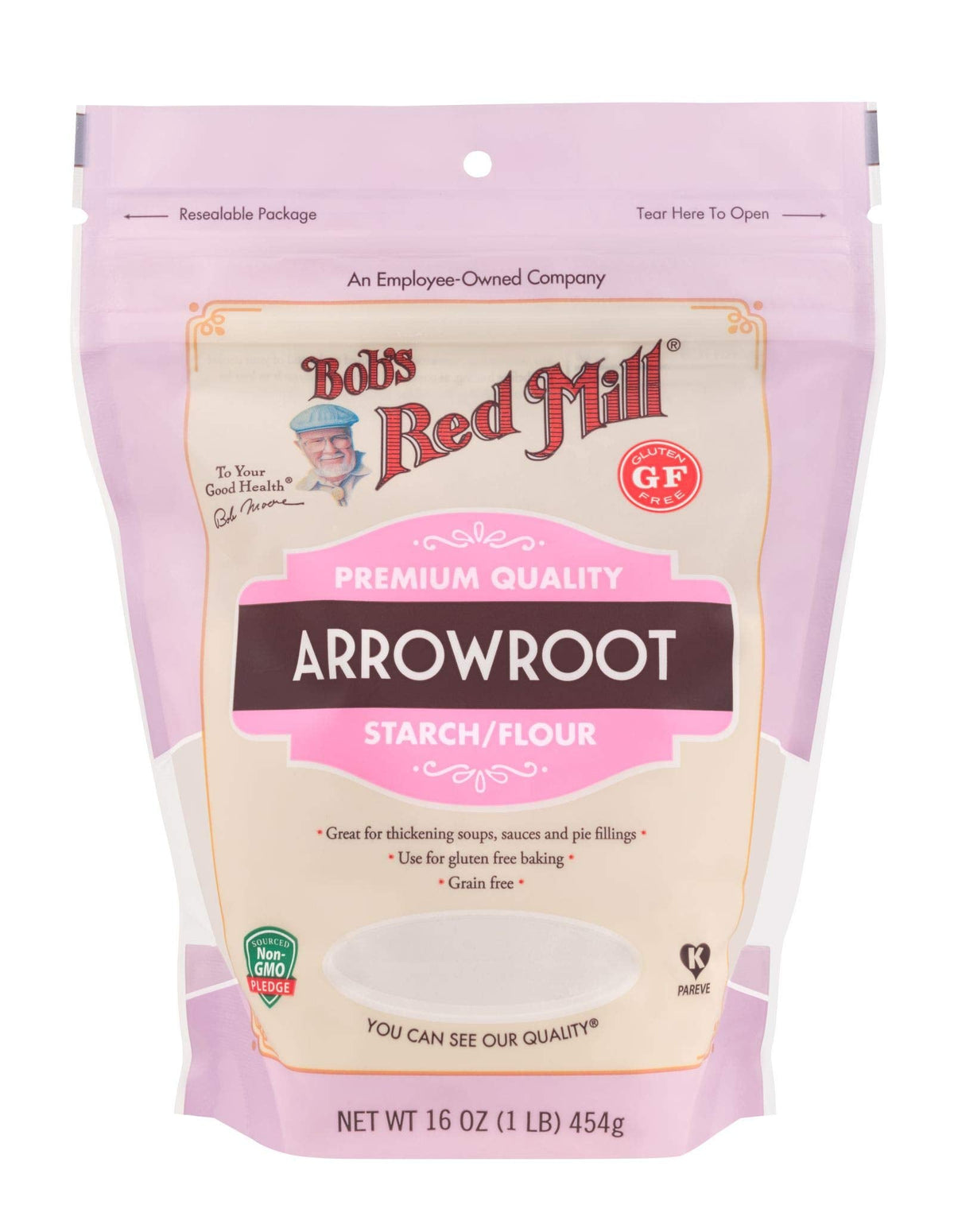 Bob?s Red Mill Arrowroot Starch Flour, 454 g