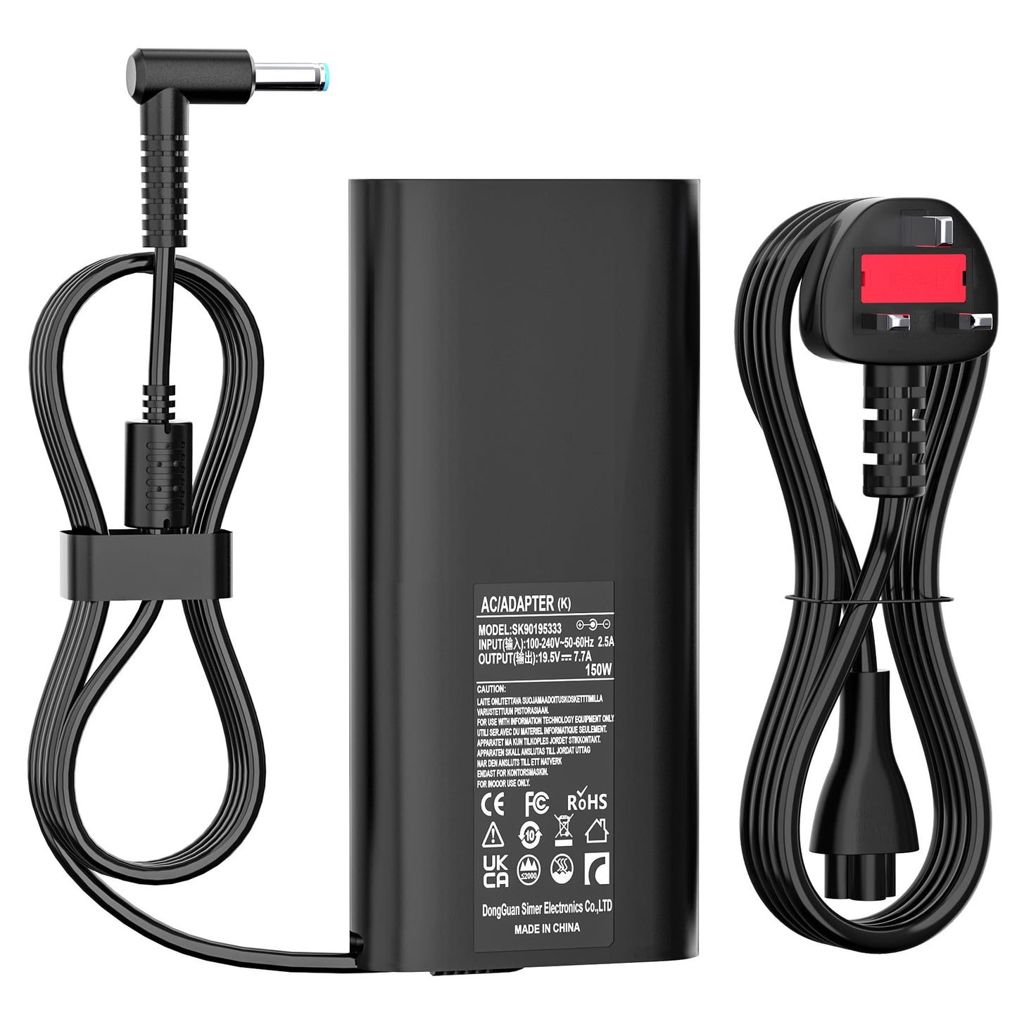 150W Laptop Charger Compatible with HP ZBook 15 16 17 Studio G3 G4 G5 G6 G7 G8, Omen 15 17 Pavilion Gaming 15 17, Fury 15 17 G7 G8 TPN-CA11 TPN-DA09