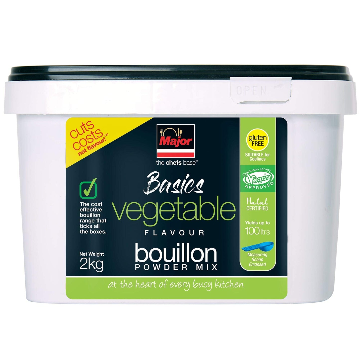 Major Gluten Free Basic Vegetable Boullion - 1x2kg