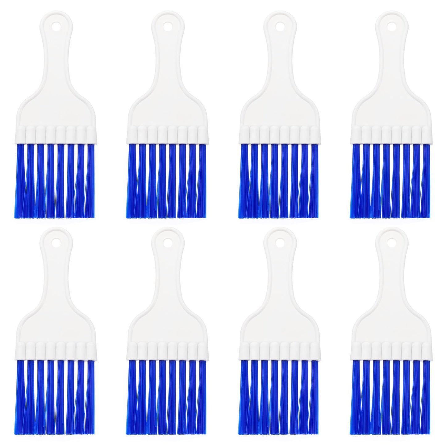 PATIKIL Air Conditioner Fin Comb, 8Pcs Plastic Whisk Brush Condenser Cleaning Brush Refrigerator Coil Fin Cleaner Radiator Repair Tool for AC Unit,