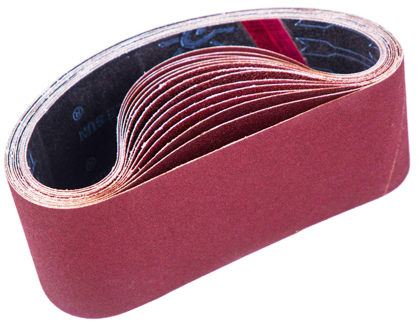 STEBRUAM Sanding Belt 75 x 457 mm, Sander Belts Set?3 Each of 80/120/150/240/400 Grains?for Belt Sander,for Grinding,Sharpening and Derusting (15