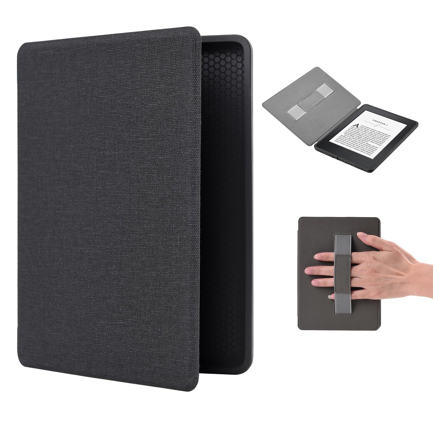 Case compatible with Kindle 11th Generation 2024/2022, 6 Inch Case Cover e-Reader, Lightweight Cases with Auto Sleep/Wake Function and Wrist Strap