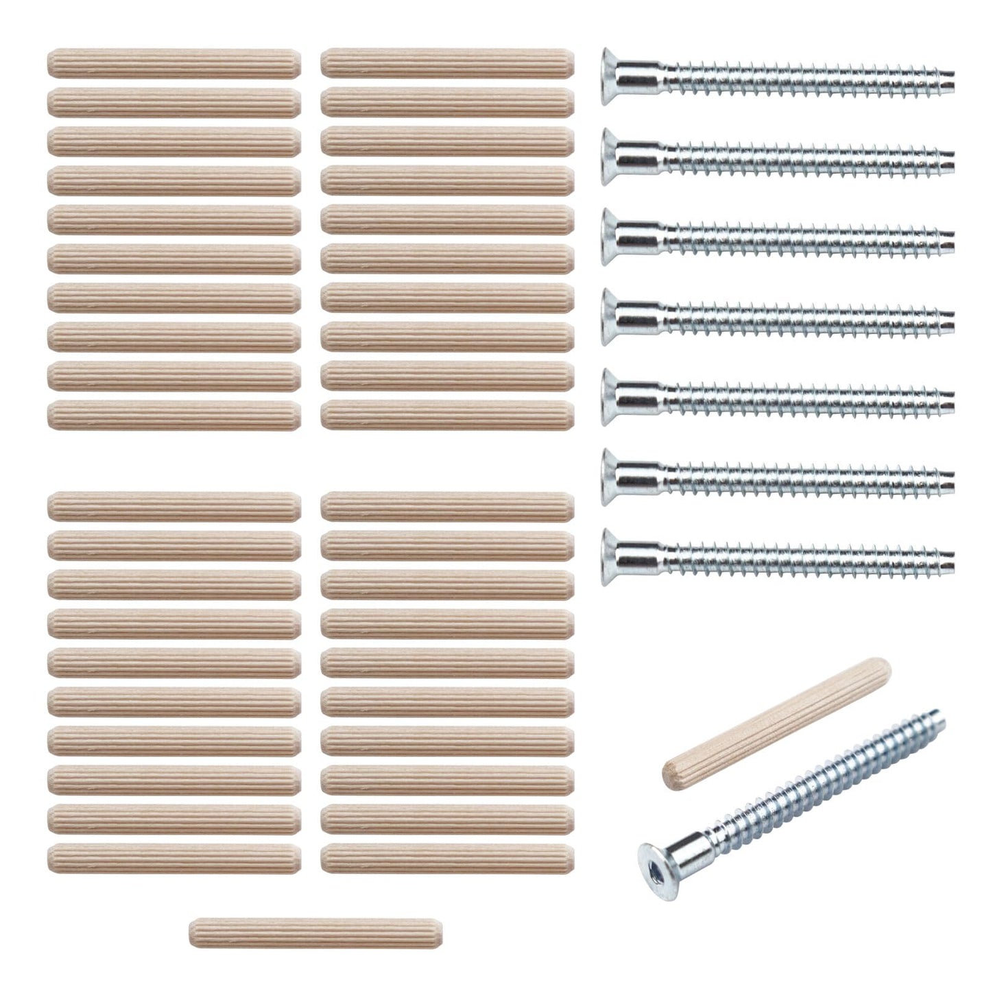 Repair Kit/Replacement Parts Set Suitable for IKEA Kallax 4