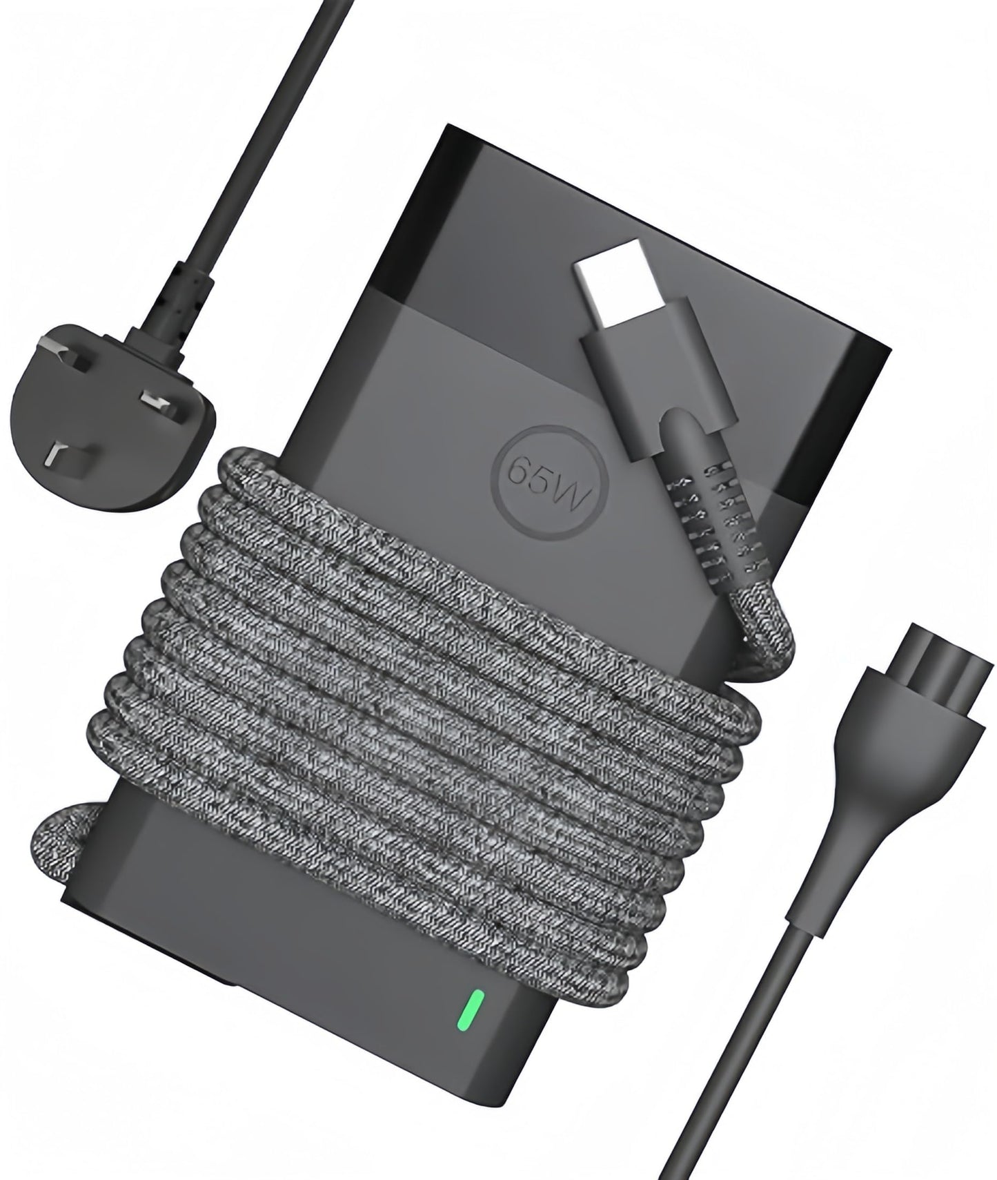Byprlvps Universal New Slim 65W USB C Laptop Charger Compatible with HP Spectre/EliteBook X360/Envy/Elite X2 Charger,Compatible with Lenovo Acer Asus