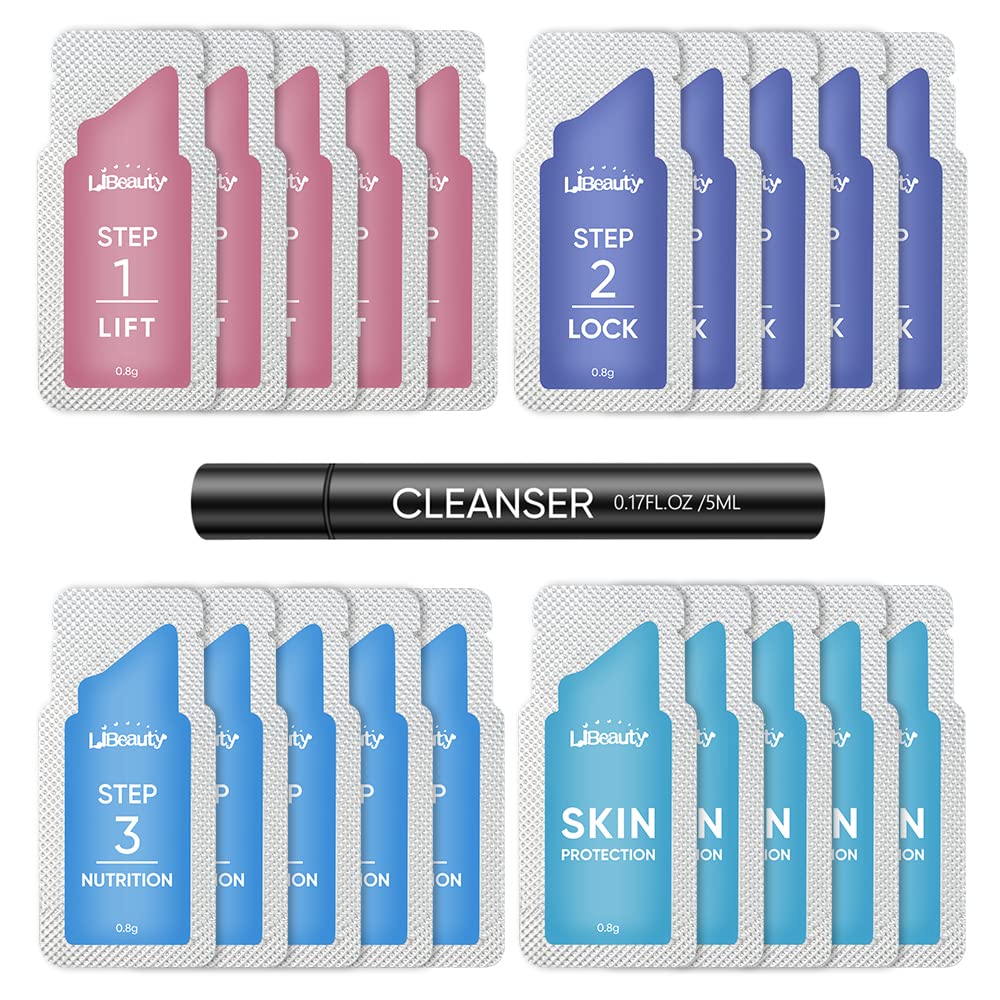 Libeauty Lash Lift, Brow Lamination, Lash Perm Kit, Eyebrow Lamination Kit, Lash Lift Kit, Long Lasting Salon Results, Lifting & Curling for