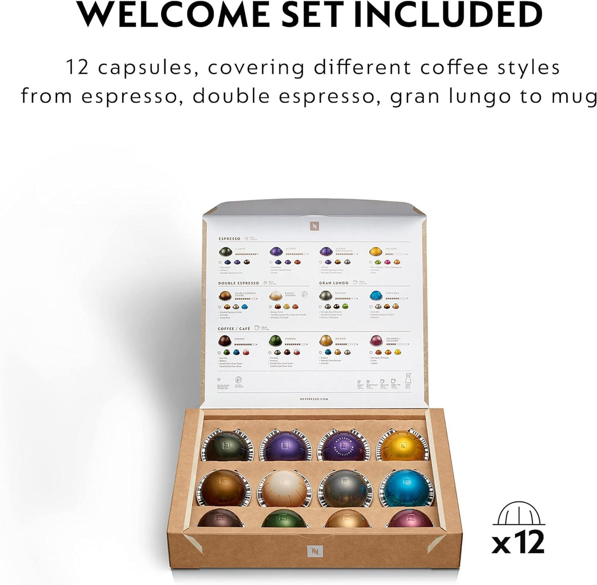 Nespresso Vertuo Next Coffee Machine, Centrifusion Technology, Wi-Fi and Bluetooth Enabled, Energy Saving Design, Multiple Cup Sizes, Compatible with