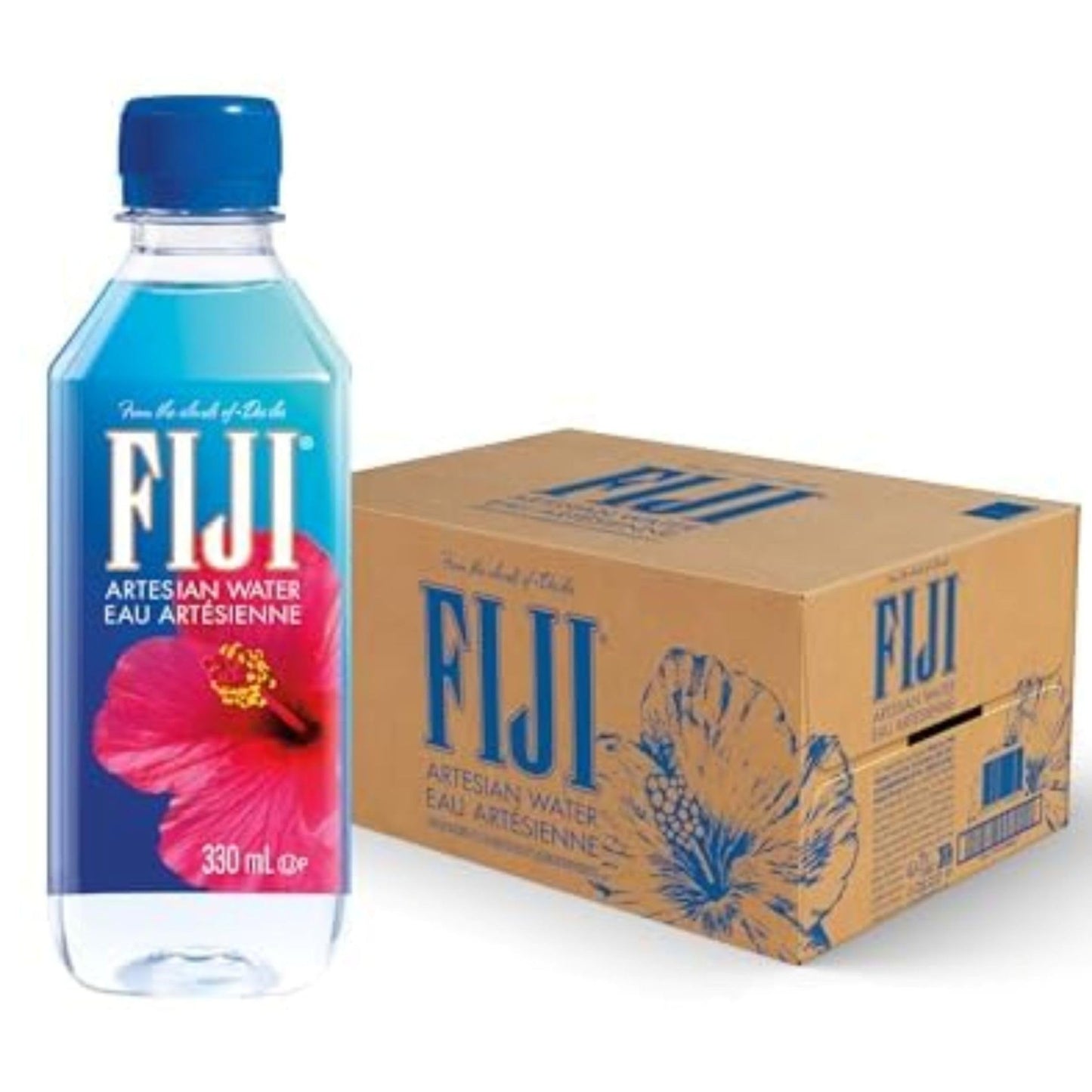 FIJI Artesian Bottled Water, 330ml (Pack of 24)