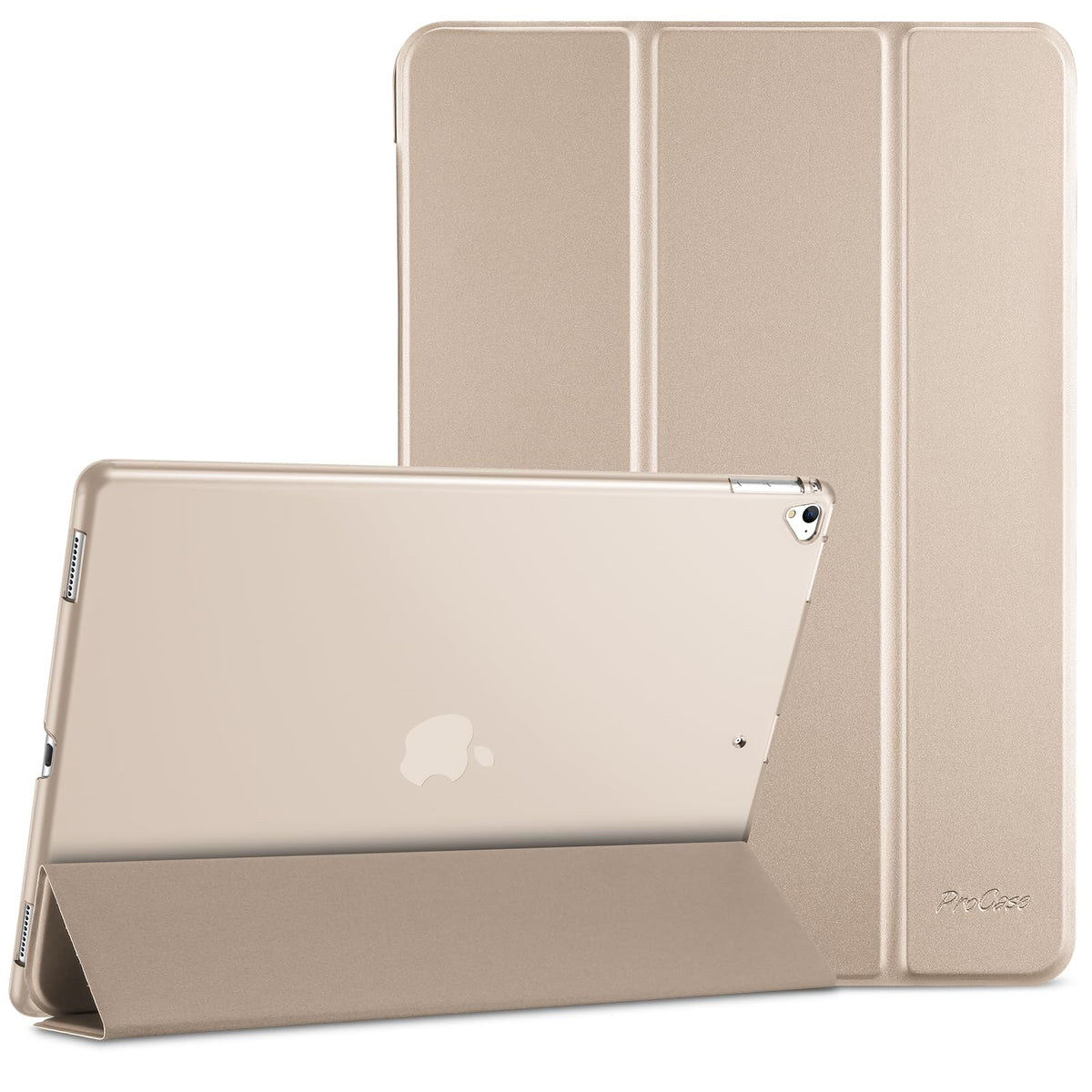 ProCase Smart Case for iPad Pro 12.9 1st and 2nd Generation (2015 and 2017 Model), Stand Cover Support Auto Sleep/Wake -Starlight