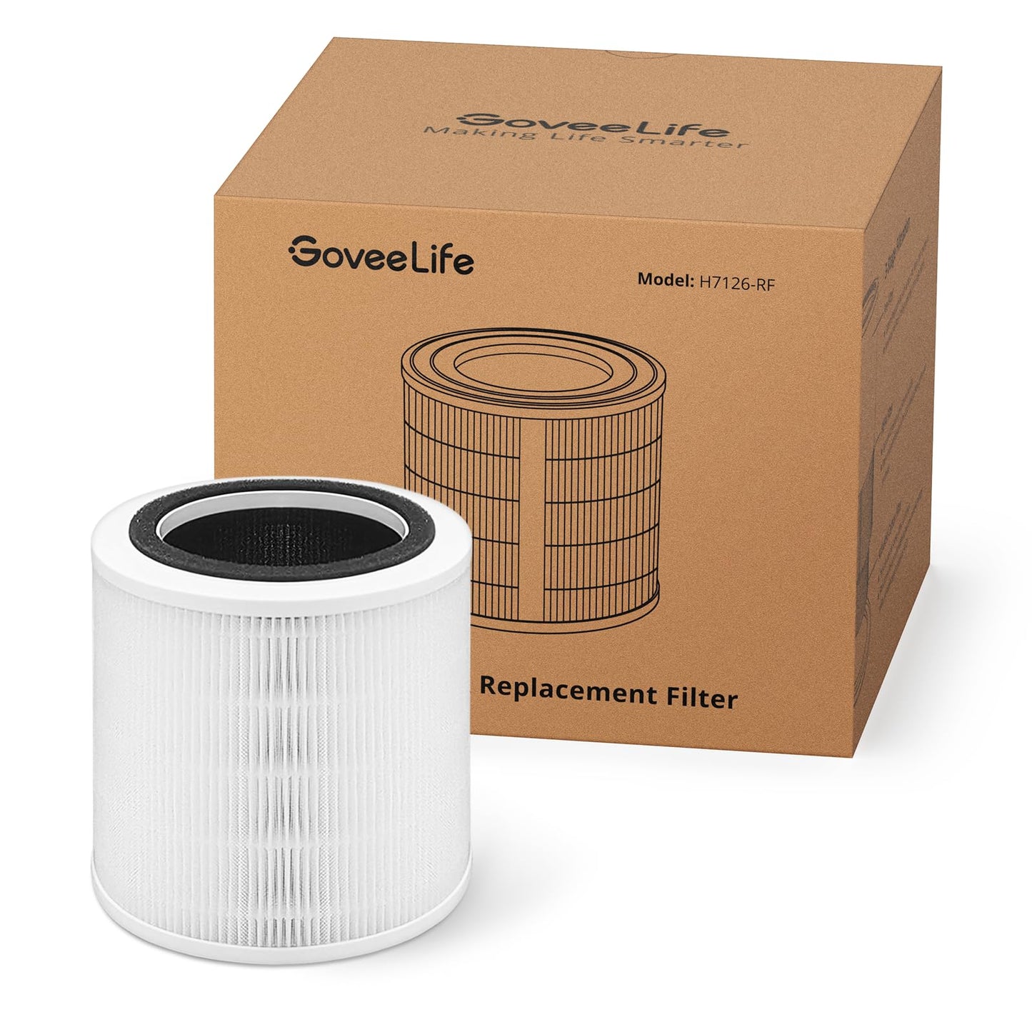 GoveeLife Air-Purifier Replacement Accessories for H7127,H13 HEPA