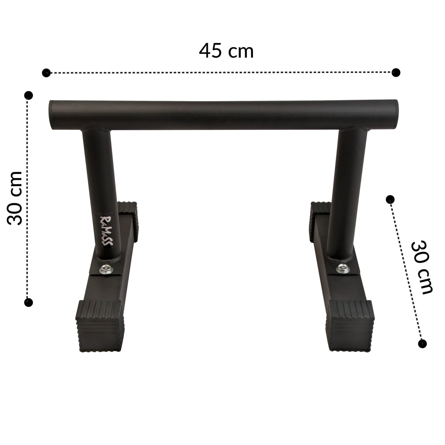 RAMASS Fitness Parallettes, for Gymnastics, Calisthenics, Bodyweight for home gym and commercial use