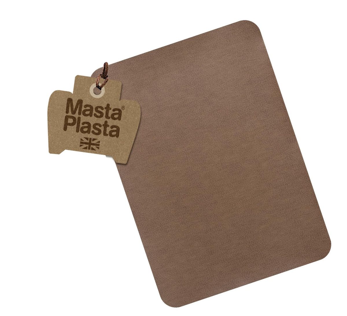 MastaPlasta Instant Self-Adhesive Leather Repair Patch - Tan 28cm x 20cm (11in x 8in). Extra Large Upholstery-Quality Super-Strong Stick-On Repair