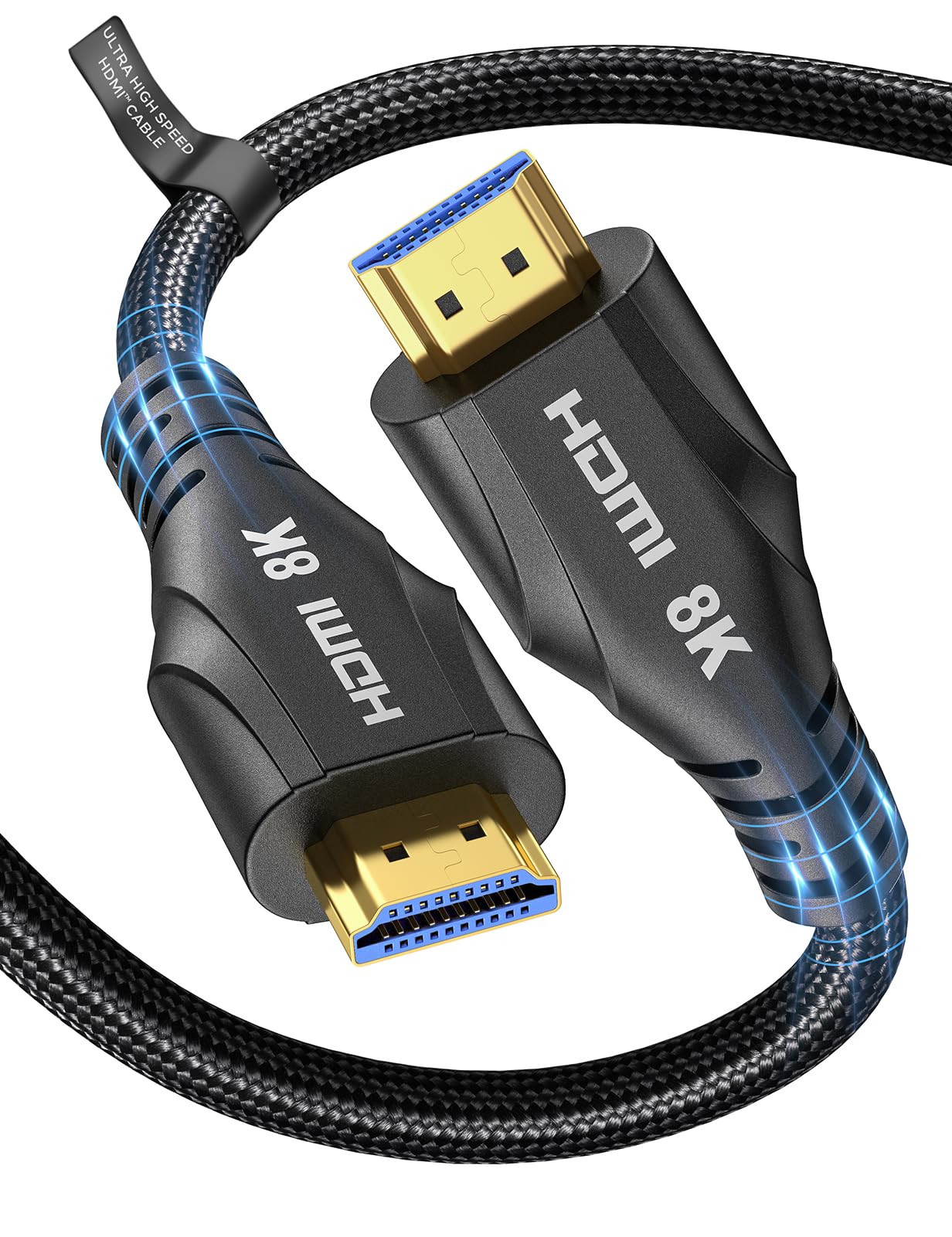 Cratree HDMI Cable 10M,8K High Speed HDMI Cable 4K 120hz 8K 60hz 48Gbps,HDCP 2.3 Dolby Atmos Vision eARC Compatible with HDTV PS5 Xbox Blu-ray Monitor
