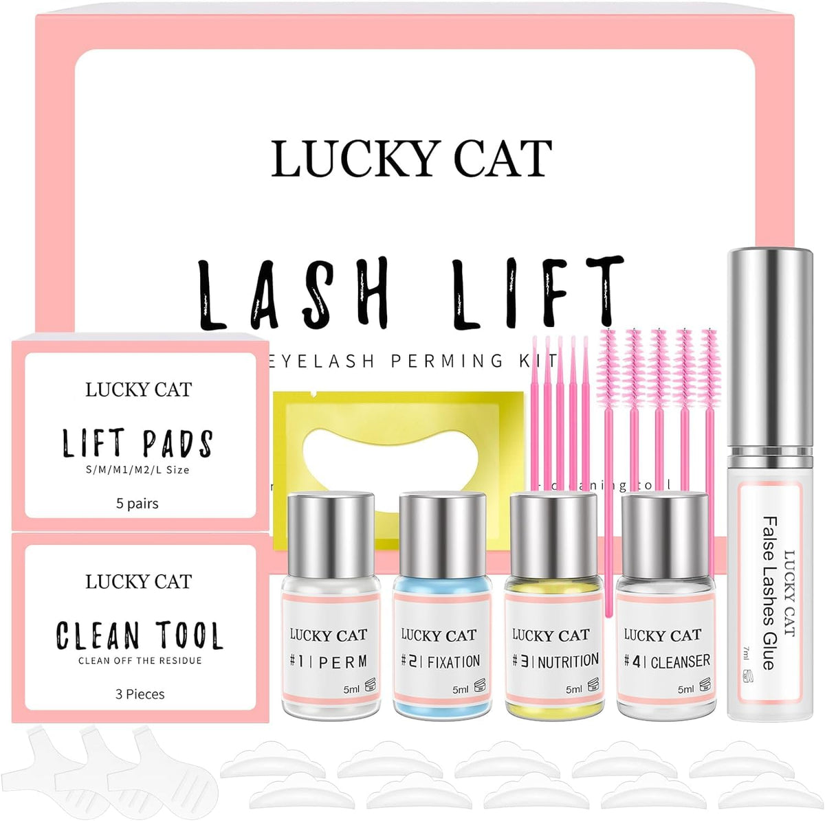 Lash Lift Kit Eyelash Perm Kit Professional Lash Lift for Perming,Curling and Lifting Eyelashes| Salon Grade Supplies for Beauty Treatments|Includes