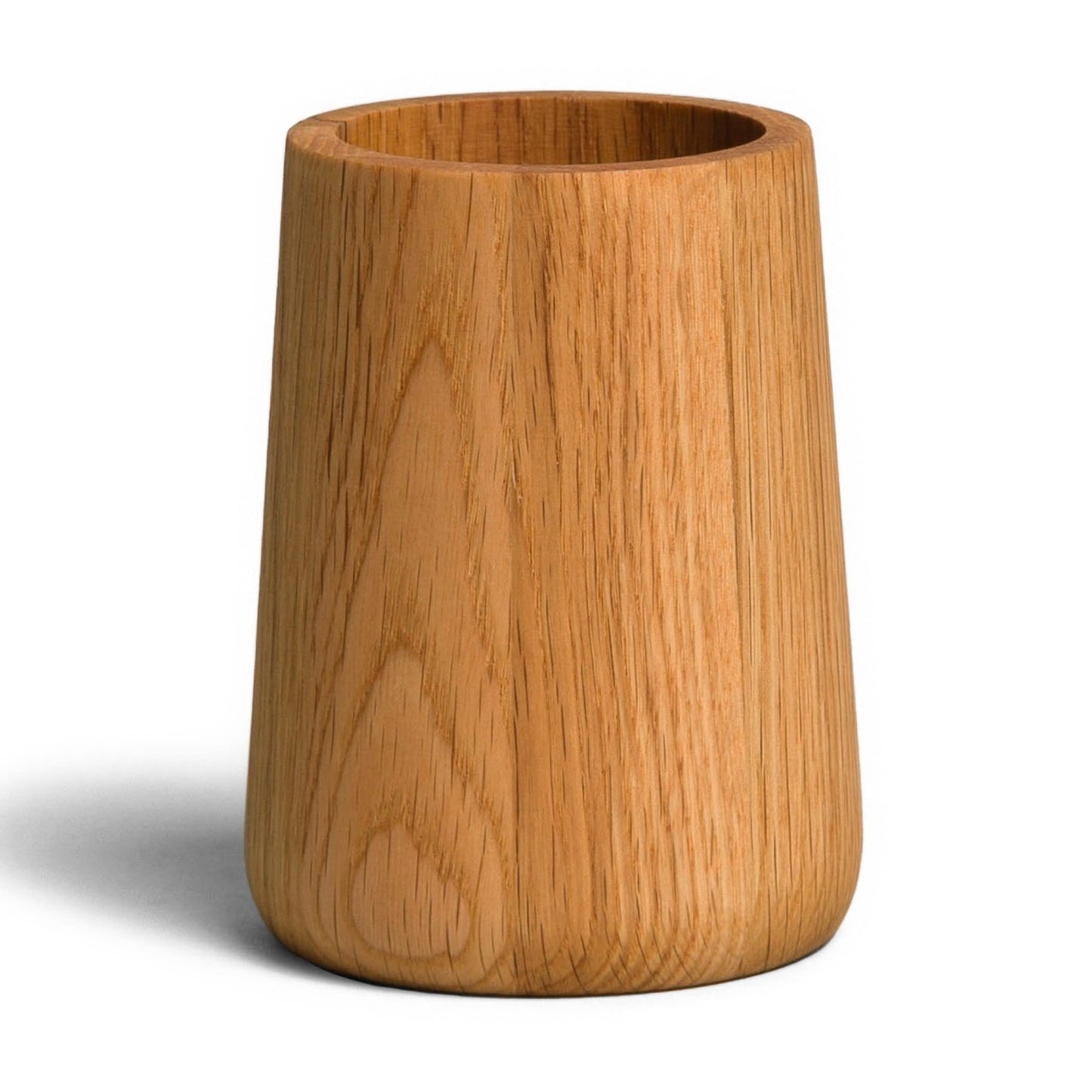 m?ve Oak Toothbrush Holder, Wood, Diameter 8 x 10.5 cm