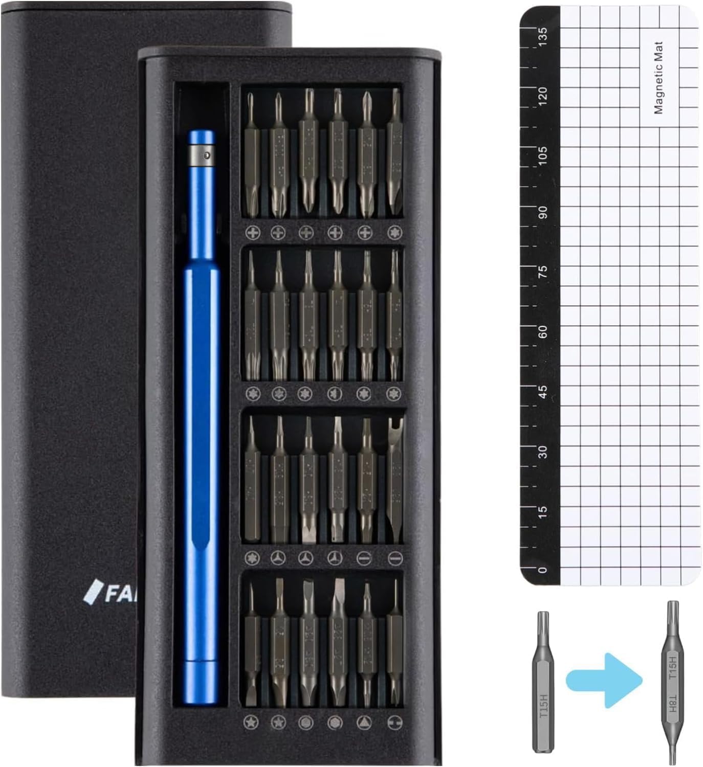 FANACAN Precision Screwdriver Set, Mini Screwdriver, Electronic Repair Tool Kit for iPhone, iPad, MacBook, Computer, Laptop, PC, Tablet, Phone, PS4,