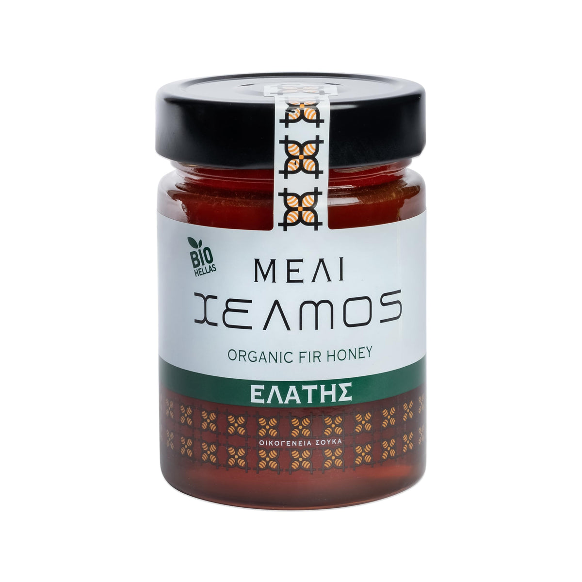 Helmos Greek Organic Fir Honey 450 g