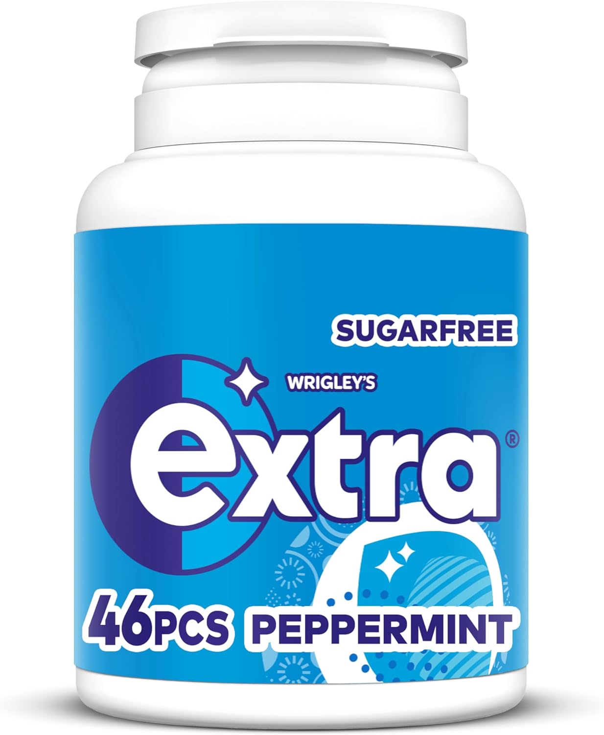6 x Wrigley's Extra 46 Peppermint 64G