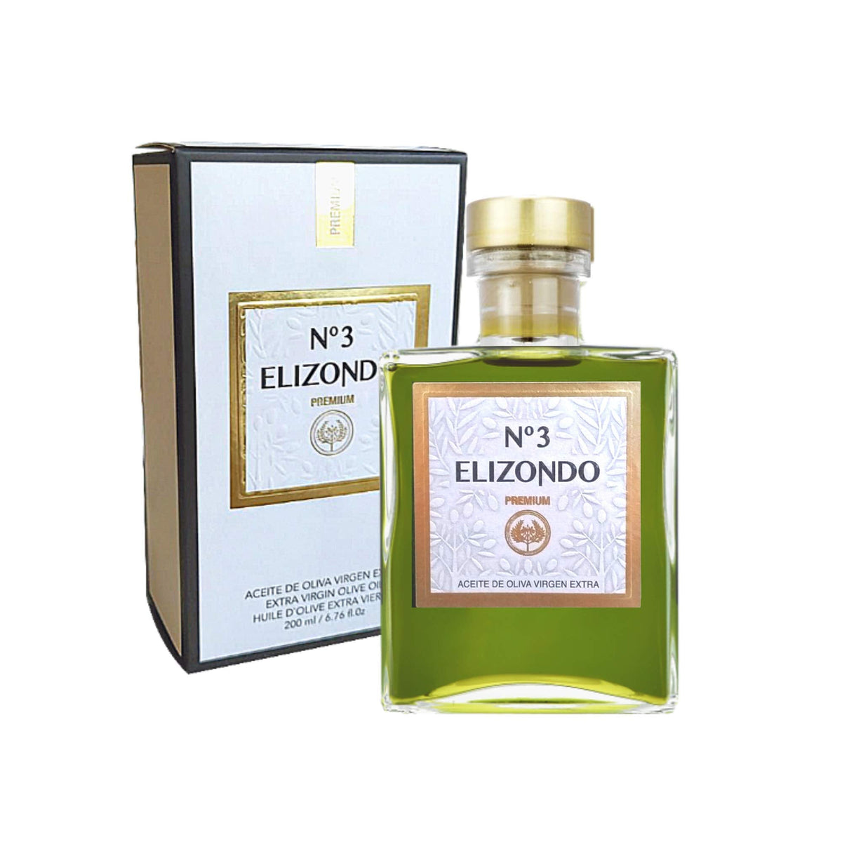 Elizondo N?3 - Picual Extra Virgin Olive Oil - 200ml Bottle with Case
