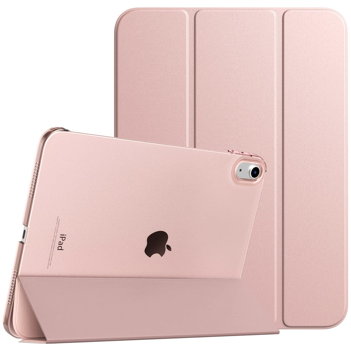 TiMOVO Case for iPad (A16) 11th Generation 11 Inch 2025/iPad 10th Generation 10.9 Inch 2022, Slim Stand Cover with Hard Translucent Back, Support