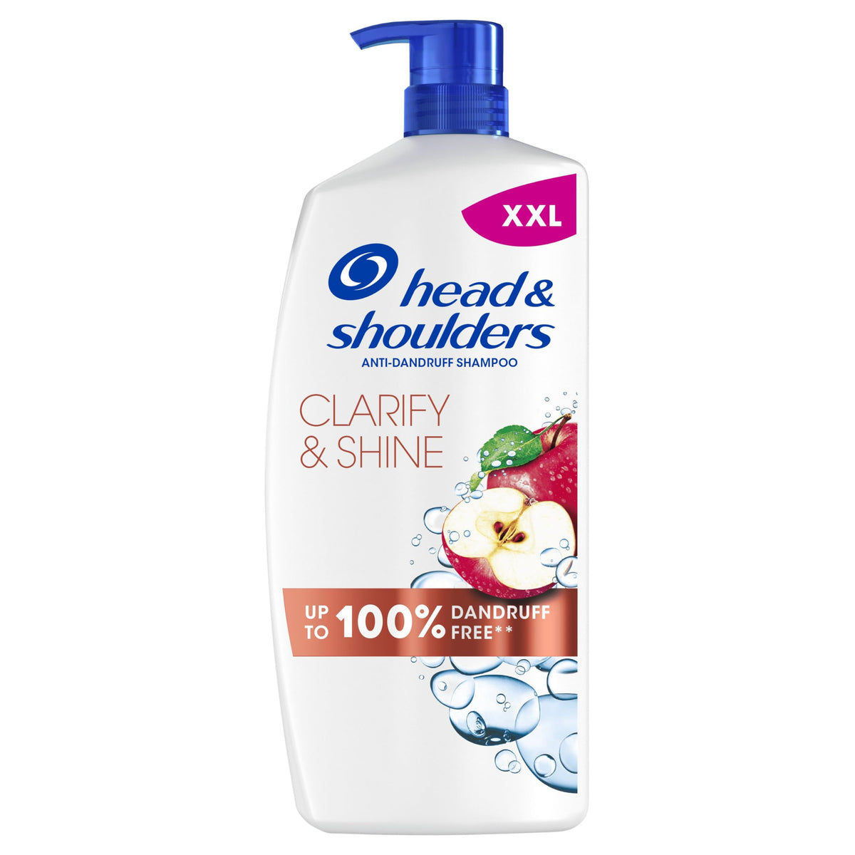 Head & Shoulders Clarify & Shine Anti Dandruff Shampoo 800ml, Daily Use Clarifying Shampoo, Up to 100% Dandruff Protection, Clinically Proven, Gently