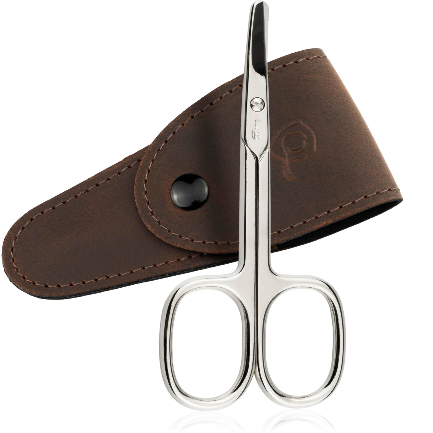 Solingen Nail Scissors for Women and Men - Rounded Manicure Scissor - Made in Germany - Suitable for Babies and Children - in a Handy Case, Ideal for