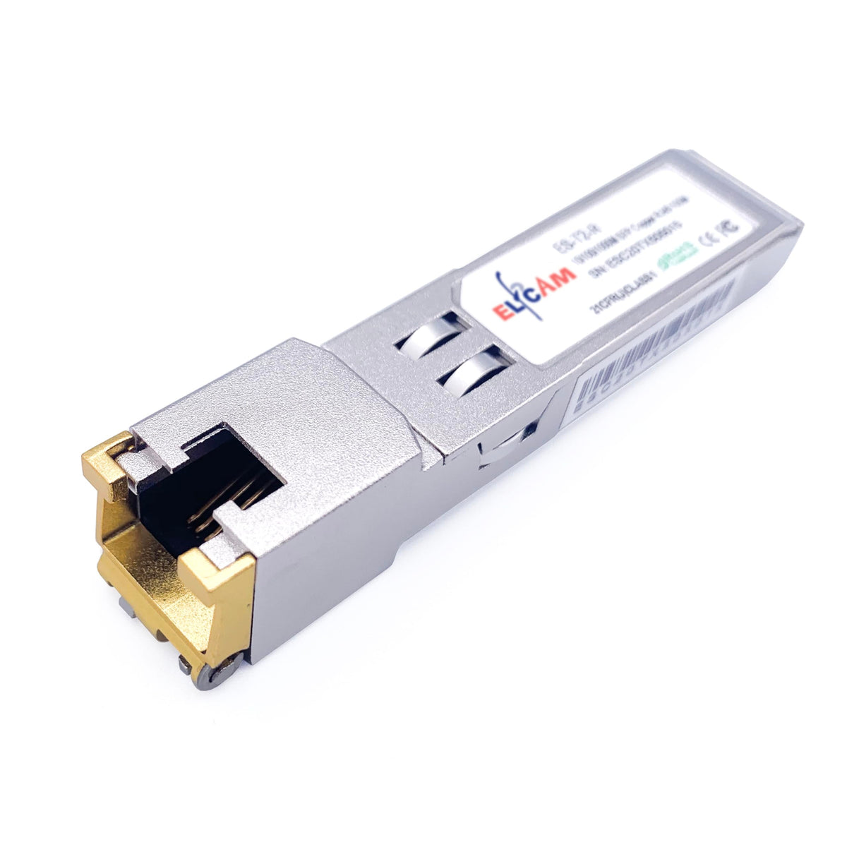 Elfcam? - 10Gb SFP+ Module with RJ45 Connector, 10Gbase-T Transceiver Module up to 30m, (10Gbase-T: 30m)