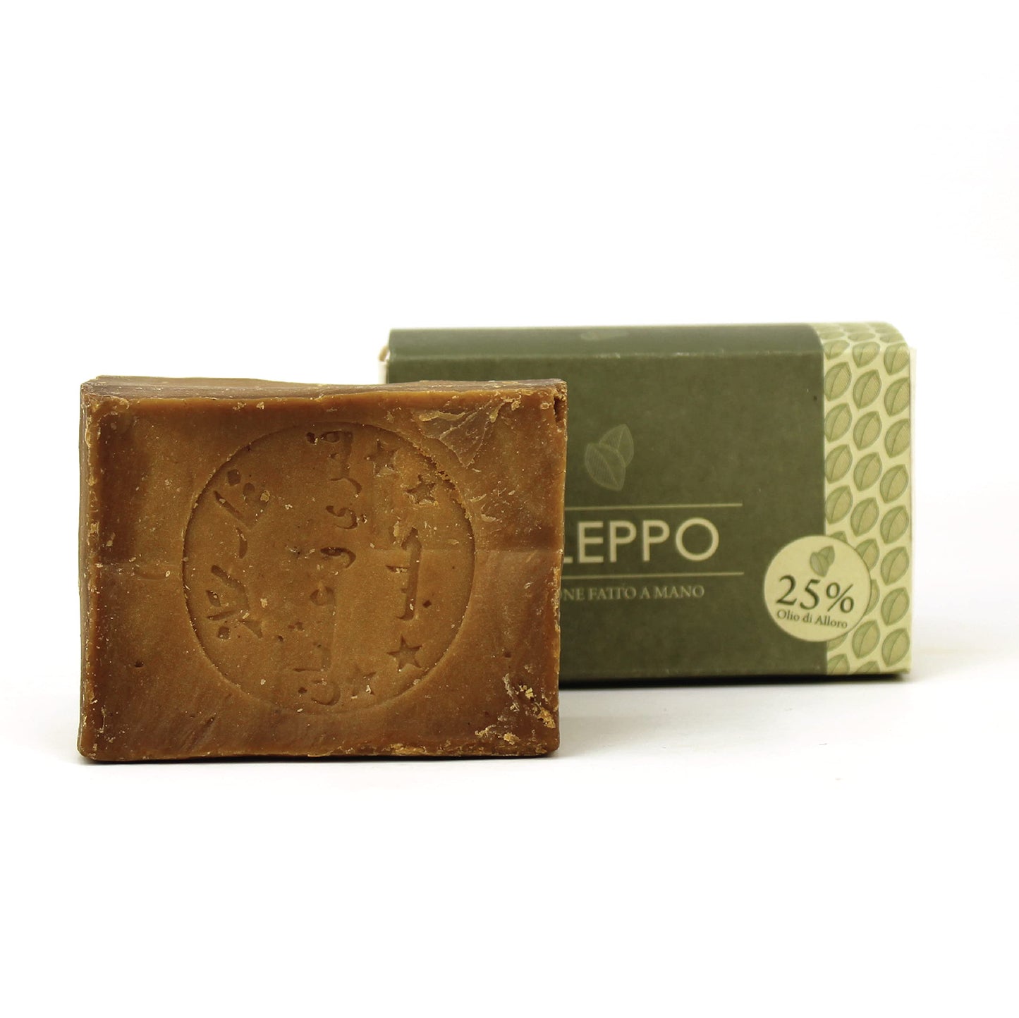 Aleppo Bar with 25% Laurel Oil & Olive Oil ? 100% Handmade Natural & Organic ? Traditional Recipe for Sensitive & Problem Skin ? Eco-Friendly &