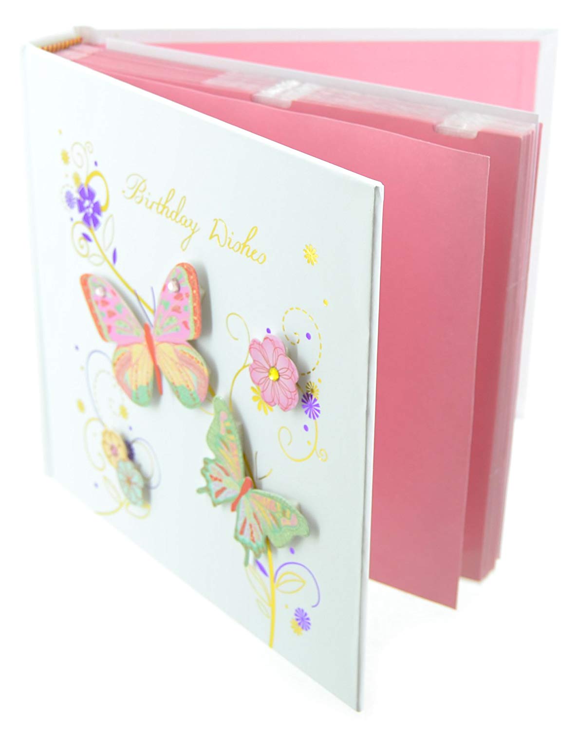 Talking Pictures Fanfare Collection 4" x 6" Photo Album - Birthday Wishes