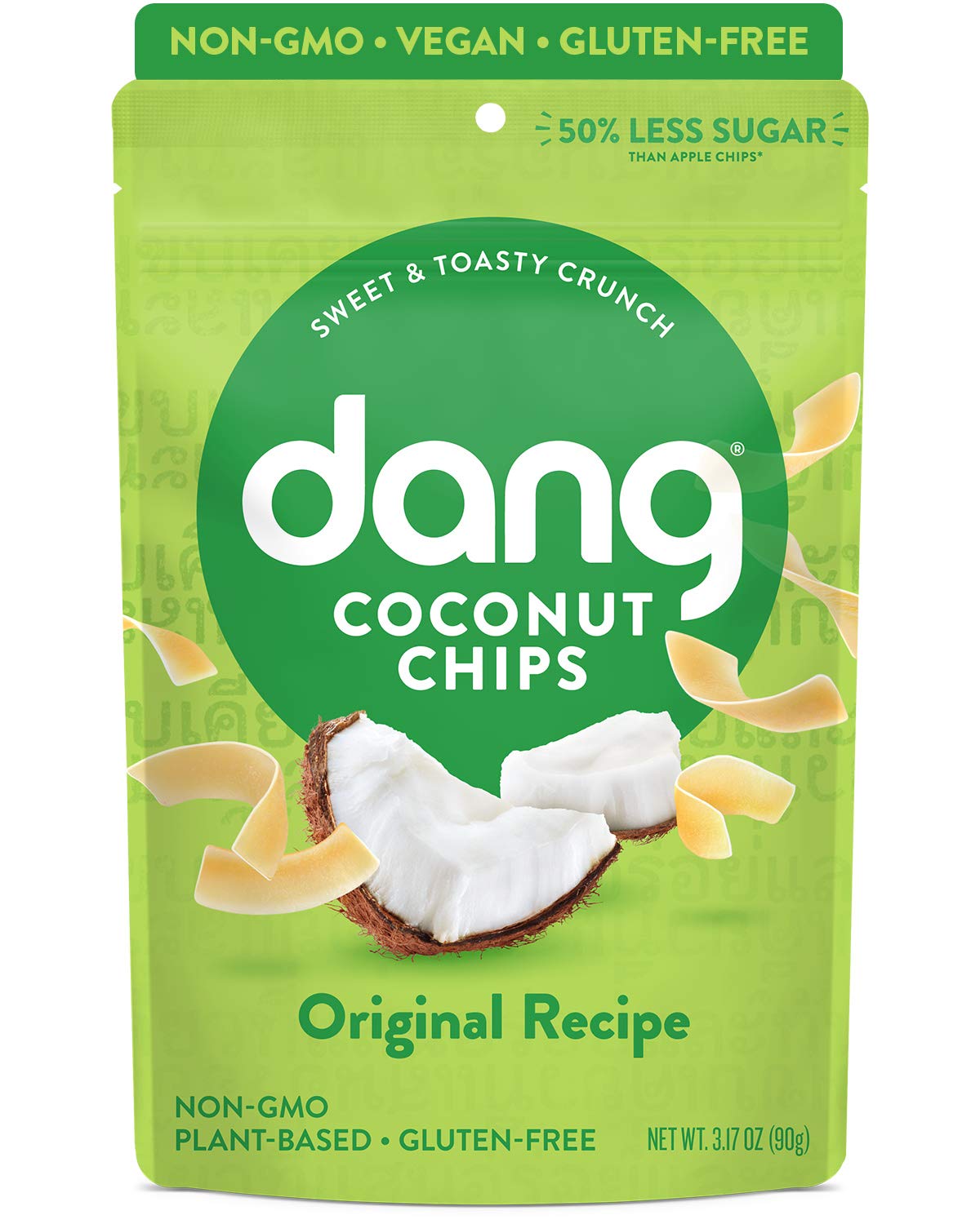Dang Foods LLC, Toasted Coconut Chips, 3.17 oz (90 g)