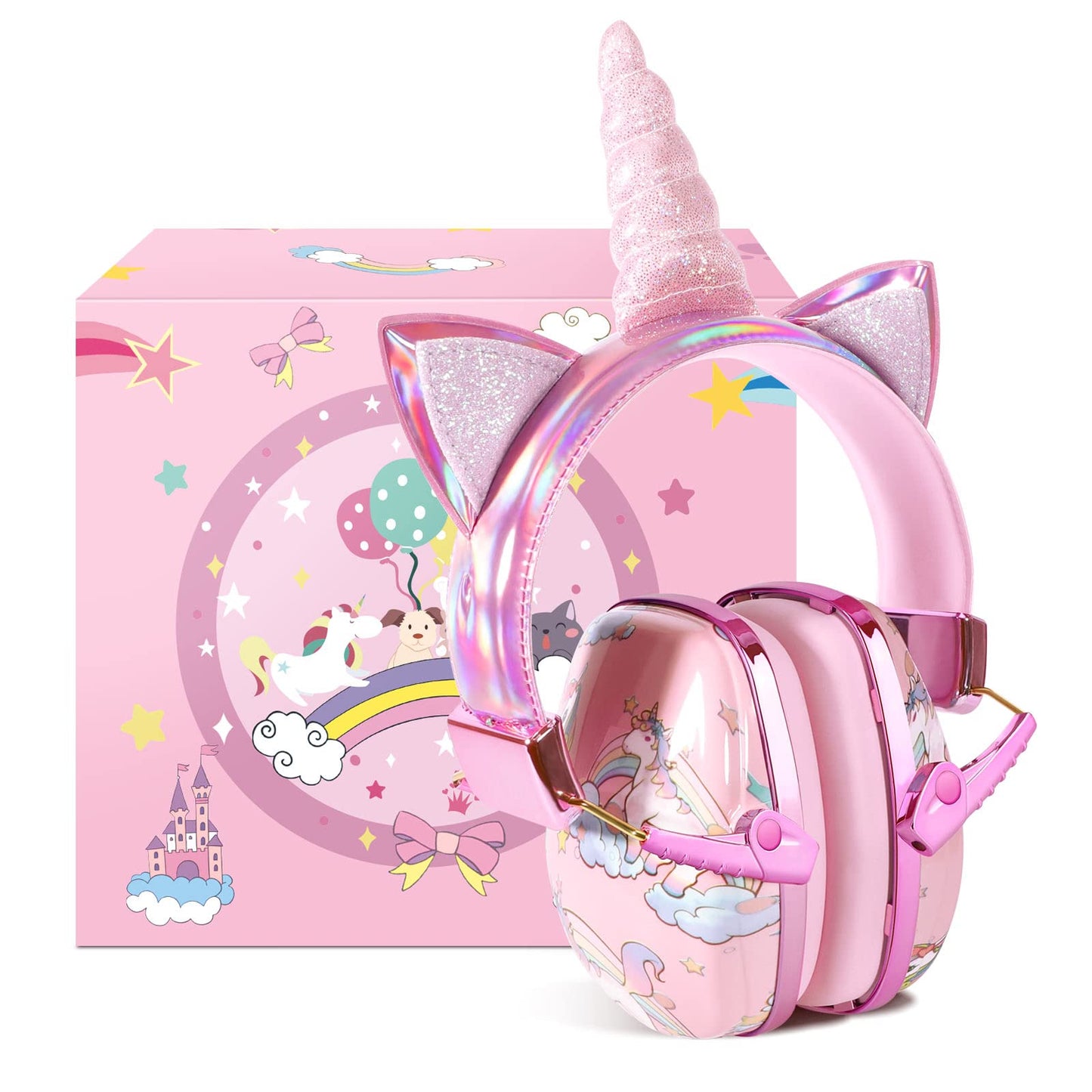 JYPS Kids Ear Defenders Children, Noise Cancelling Headphones Autism, Kids Ear Protection Earmuffs for Boys, Girls, Toddlers age 2+, Baby Noise
