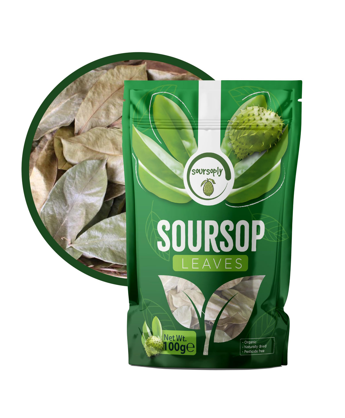 Soursoply ? Premium Dried Soursop Leaves (100g) | Whole Dried | No Additives | Vegan