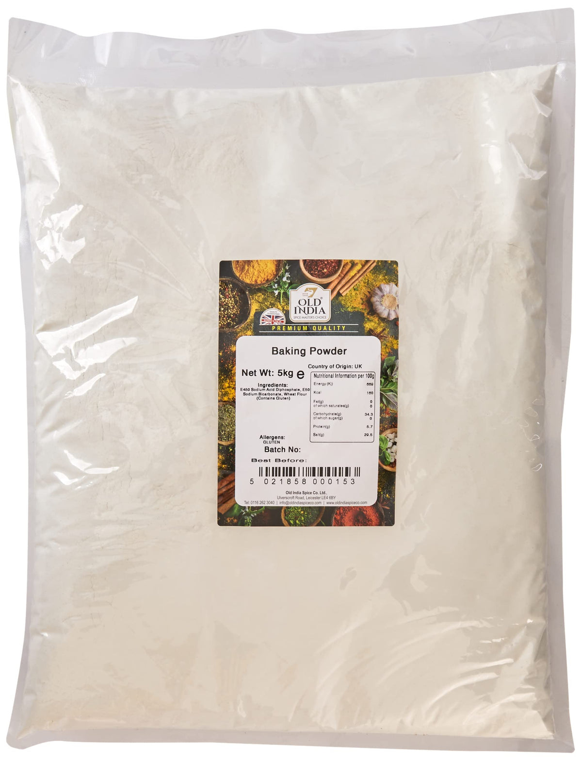 Old India Baking Powder 5kg