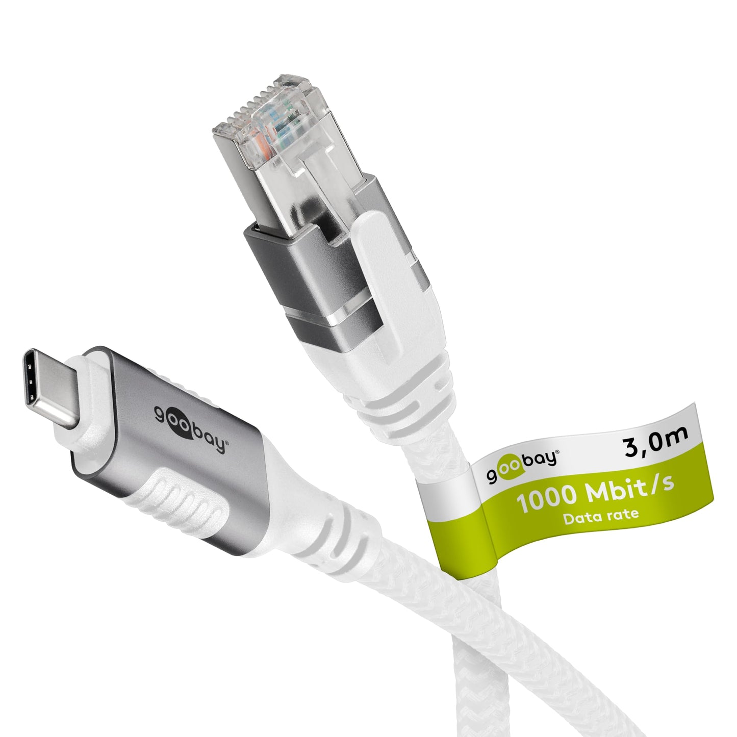Goobay USB-A 3.1 to RJ45 Ethernet 3 m - 74177
