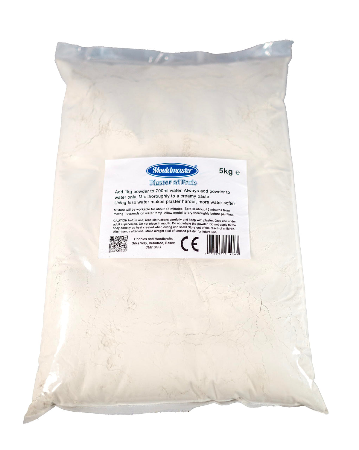 Mouldmaster Plaster of Paris Mouldmaster 5 Kg Plaster of Paris, White, 5kg