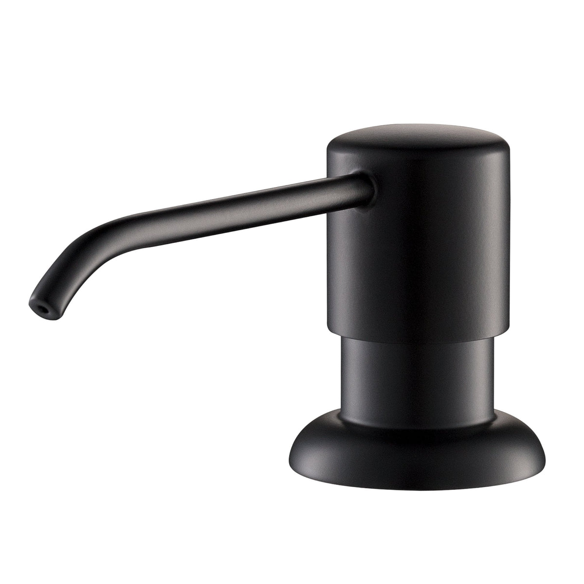 Kraus Kitchen Soap and Lotion Dispenser, Solid Brass, Matte Black