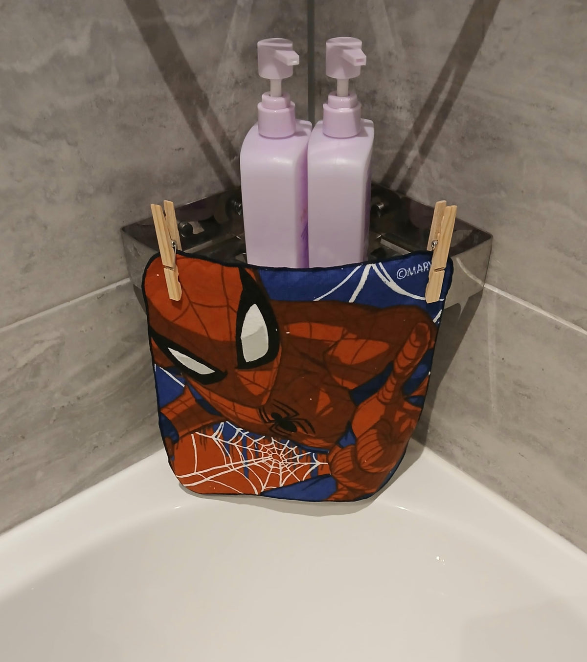 Lex's Linens Pack of 2 Spider-Man Magic Facecloths/Pack of 2 Spider-Man Magic Flannels