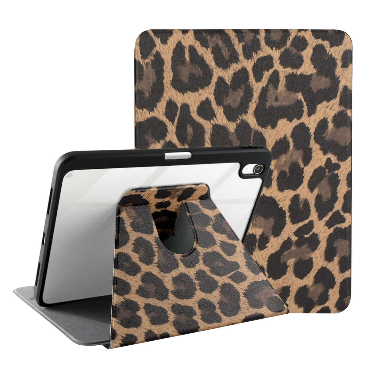 Fycyko 360 Rotating Case for iPad (A16) 11th/10th Generation with Pencil Holder 2025/2022 11/10.9 inch, Shockproof Protective Cover for iPad 11/10