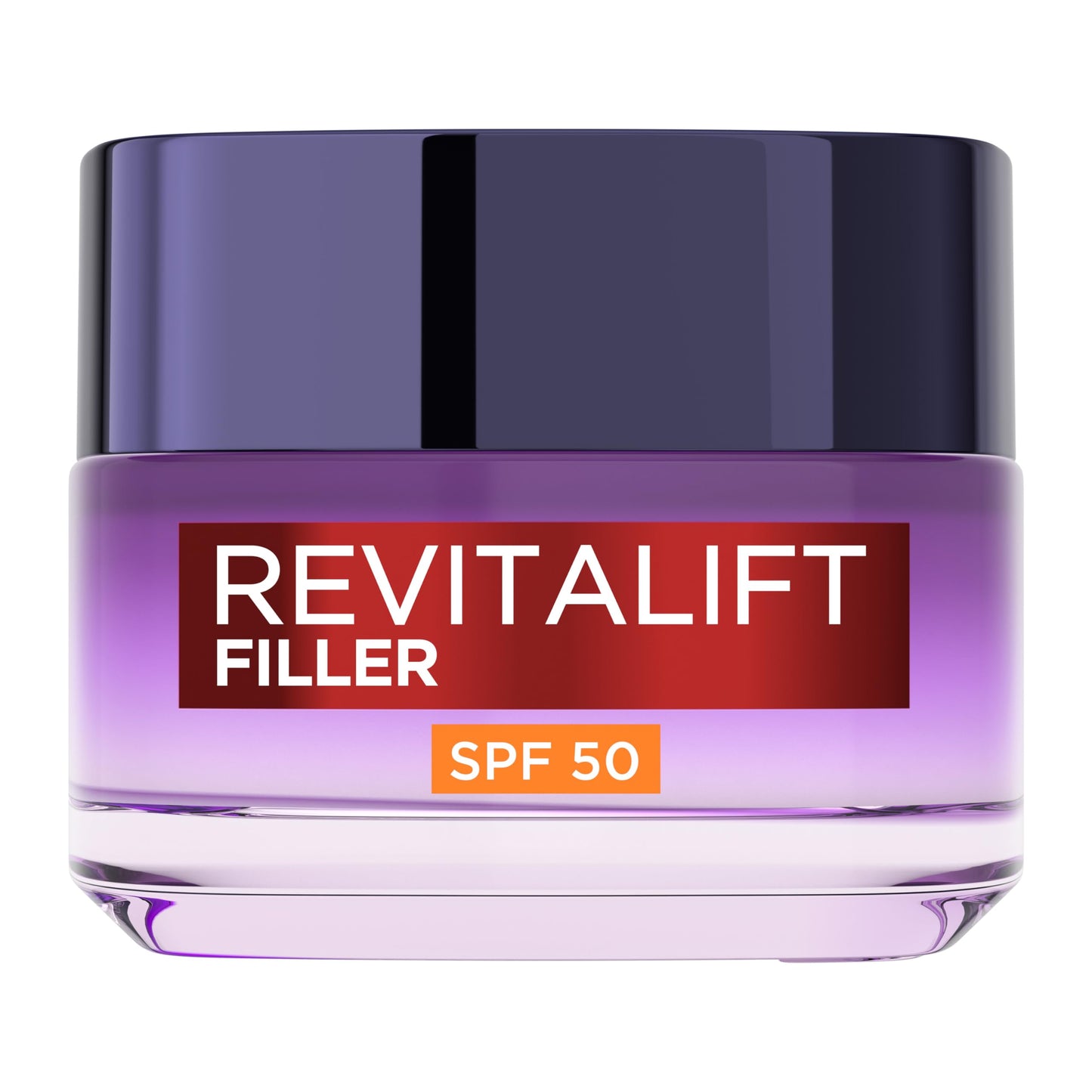 L?Or?al Paris Revitalift Filler Deep Replumping Anti-Ageing SPF50 Cream, UV Protection, Moisturising, Intensely Hydrates and Smooth Wrinkles with