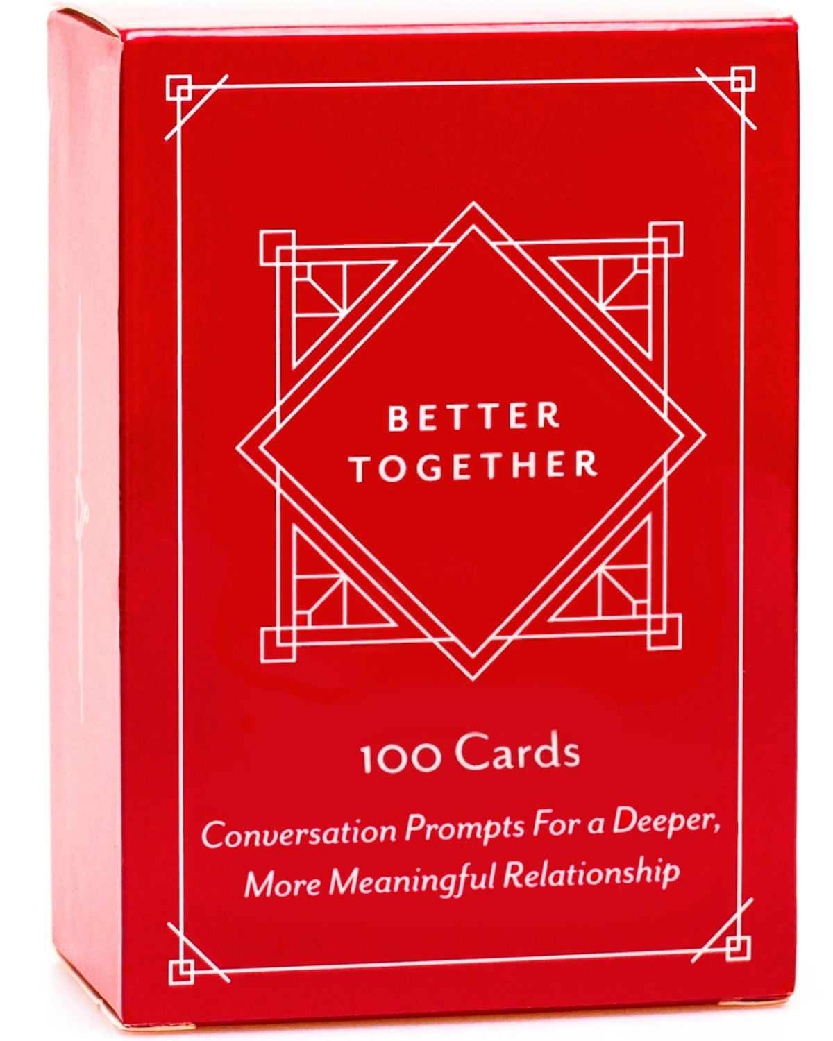 Better Together Couples Conversation Cards Game ? 100 Romantic & Deep Questions for Date Night ? Relationship Building Card Game for Him & Her ?