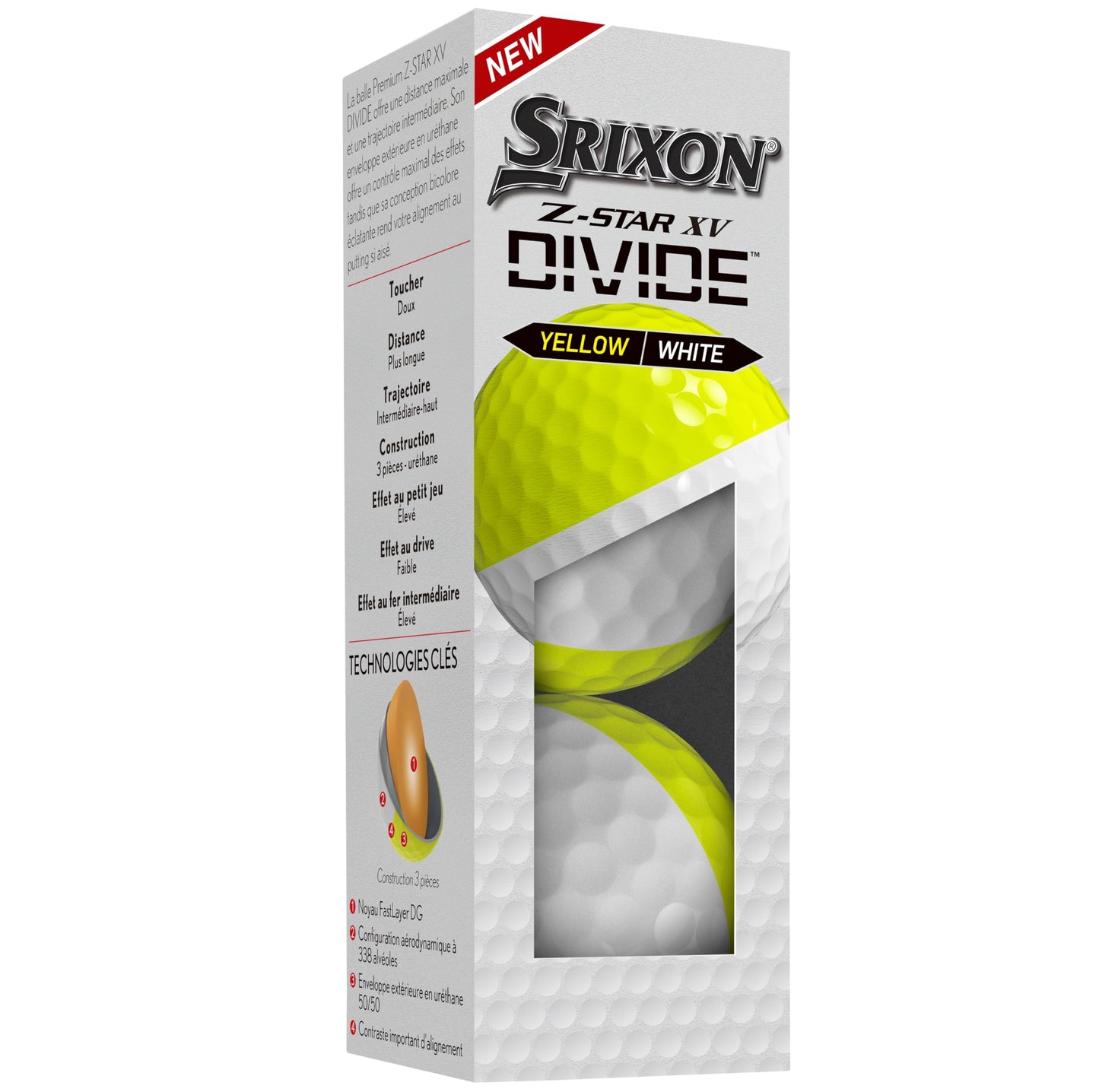 Srixon Z-Star XV8 Divide Golf Balls