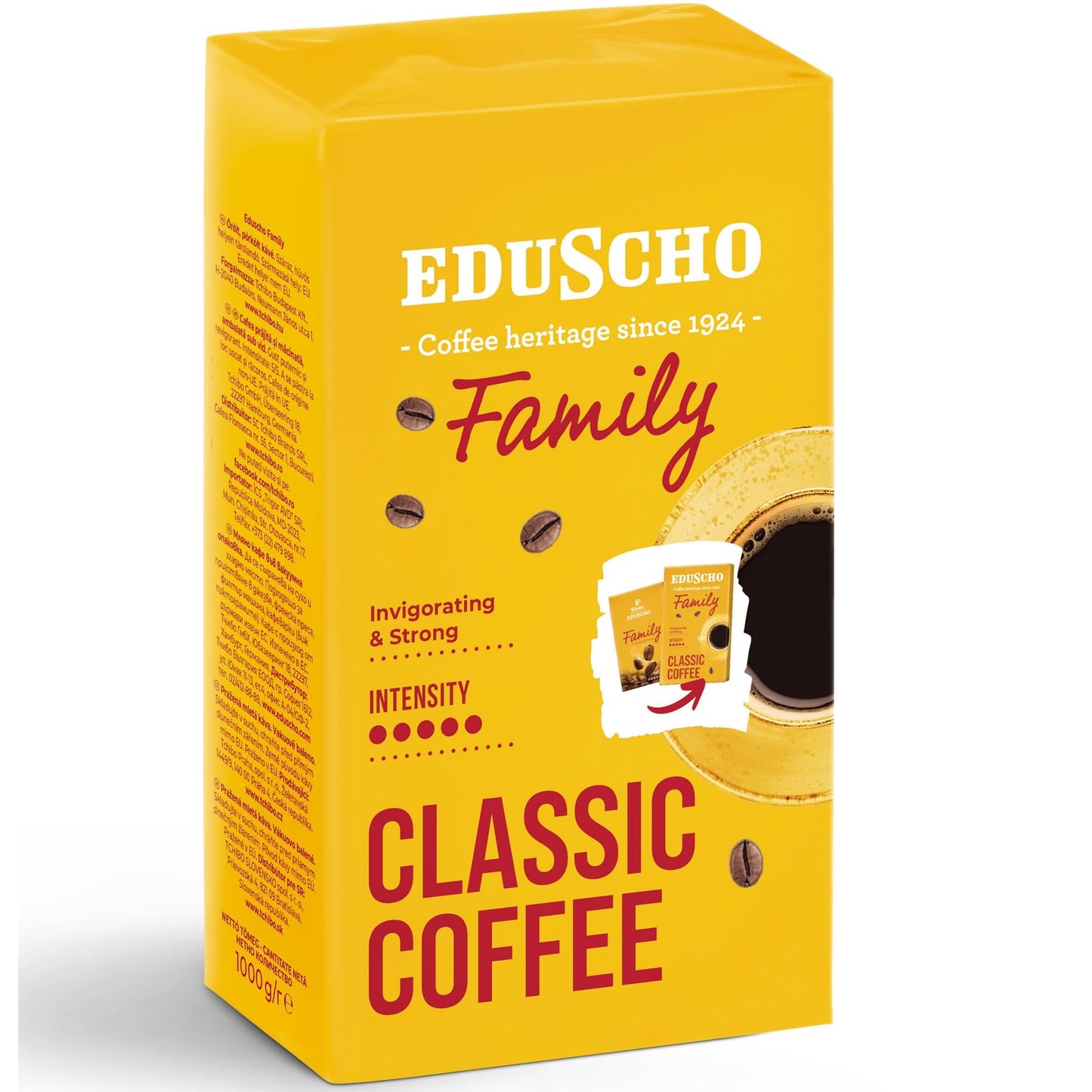 Eduscho Family Ground Roasted Coffee by Tchibo 12x250g By Mazovia Brands