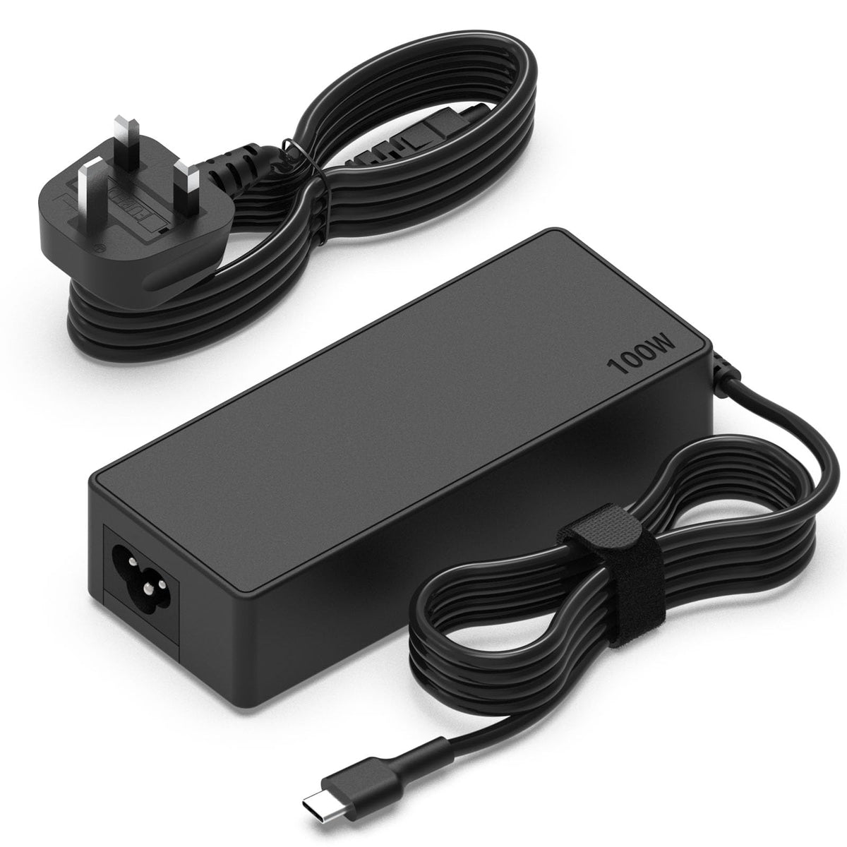Hafiuege 100W USB-C Power Adapter Fast Charger Compatible with Mac Book Pro, iPad, Lenovo, HP, Dell, Asus Laptops and All USB - C Port Devices, Charge