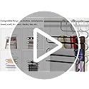 Trouser Hanger, 3 Pack Hangers Space Saving S-Type Clothes Pants Non-Slip Closet Organizer for Scarfs Jeans Trousers Towels