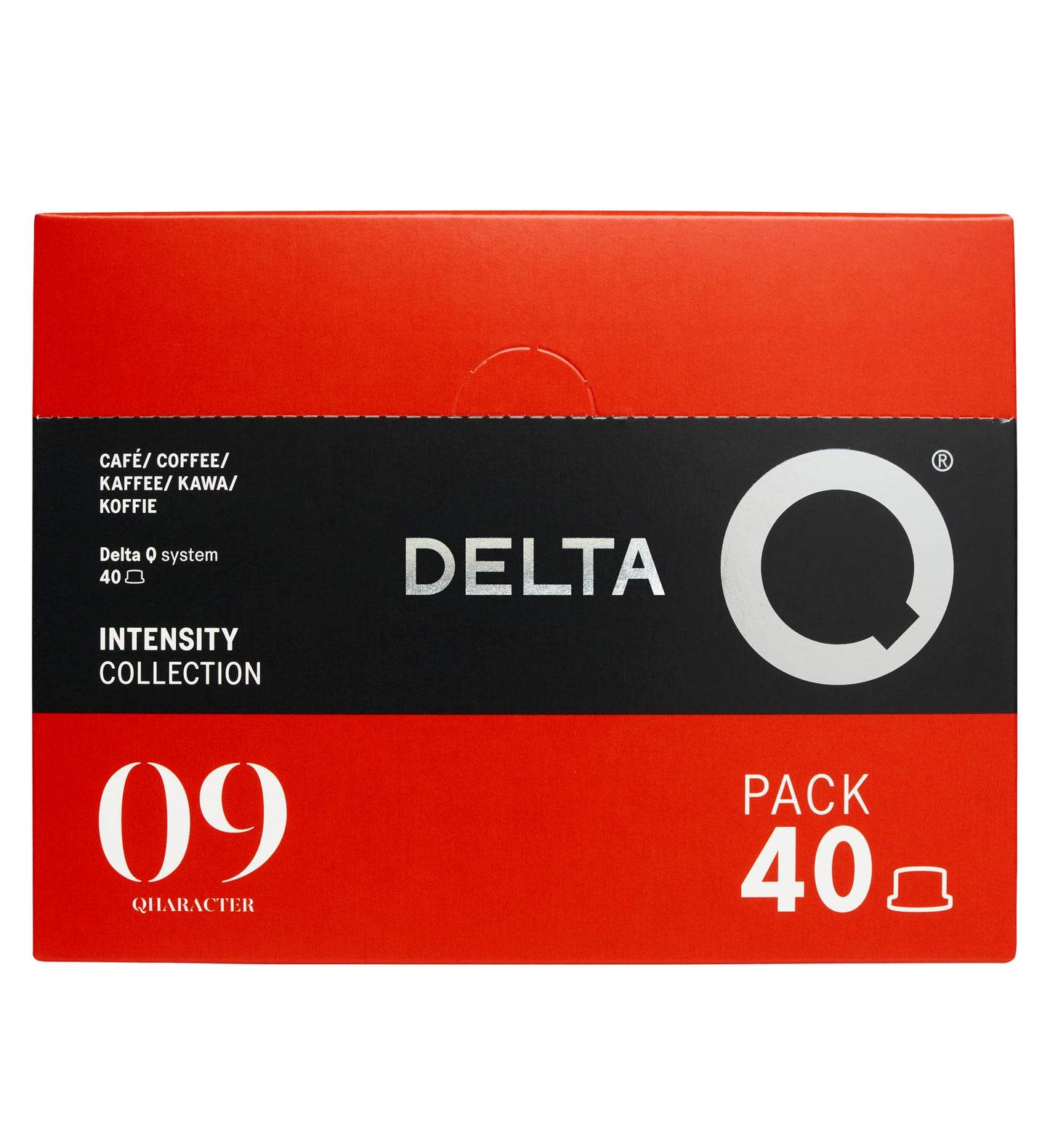 CAPSULA DELTA Q QHARACTER XL INTENS. 9 PACK 40