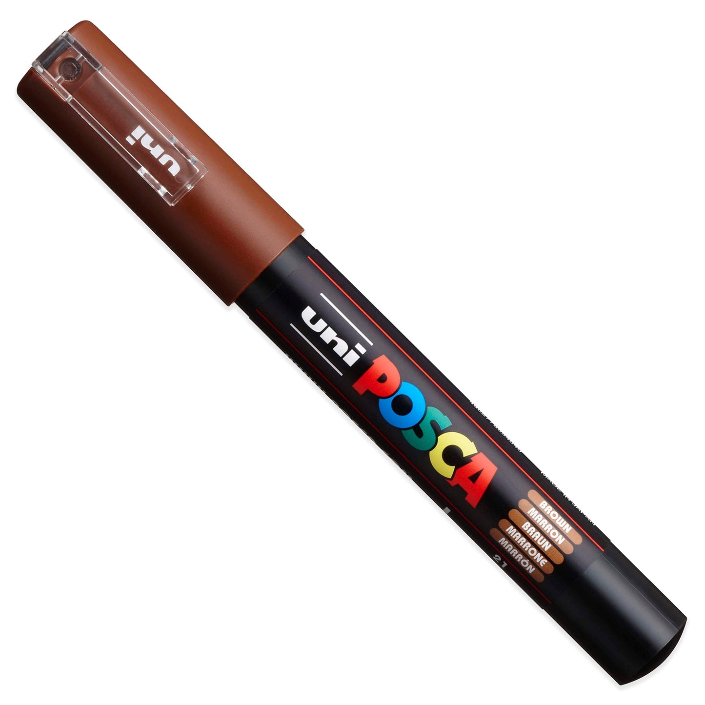 Posca PC-1M Paint Art Marker Pens - Fabric Glass Metal Pen - Full Range Set of all 21 Colours - In Gift Wallet Packaging